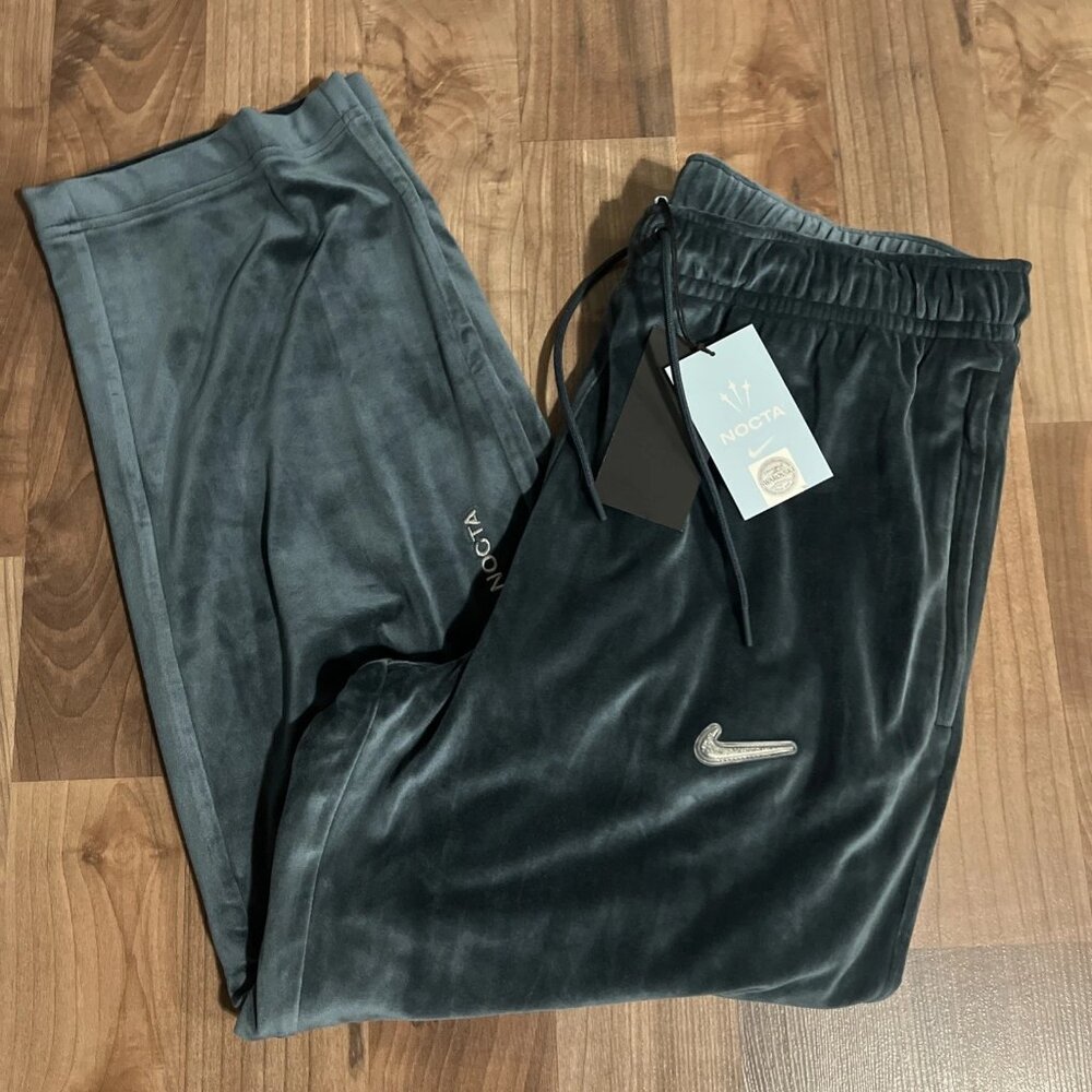 Nike x NOCTA Swarovski Velour Pant Men’s DV3736-454 Large-Tall New With Tags. Co